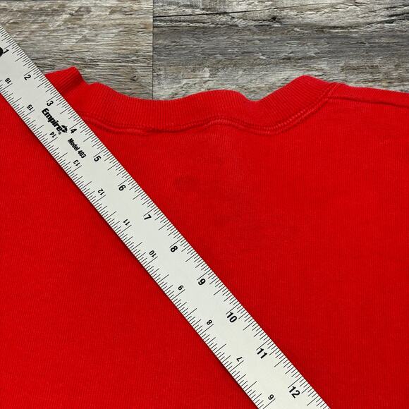 Vintage 90s Galt Sand Ohio State Buckeyes Women L Embroidered Cropped Sweatshirt - Picture 7 of 12